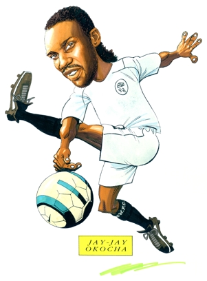 Jay Jay Okocha Caricature