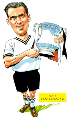 Nat Lofthouse Caricature