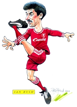 Ian Rush Caricature