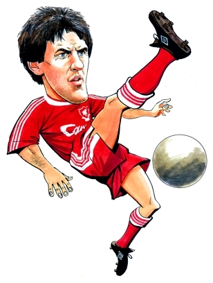 Peter Beardsley Caricature