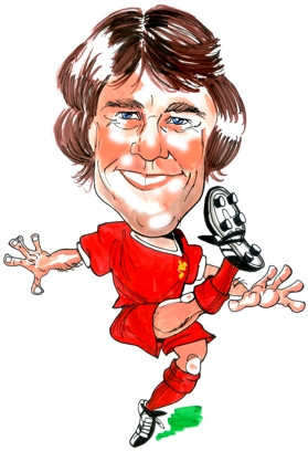 Phil Neal Caricature