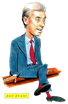 Roy Evans Caricature