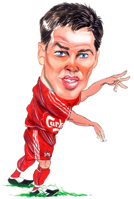 Steve Finnan Caricature