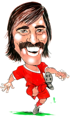Steve Heighway Caricature