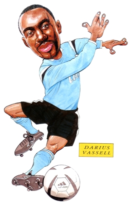 Darius Vassell Caricature