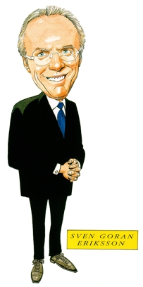 Sven Goran Eriksson Caricature