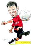 Brian McClair Caricature