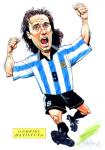 Gabriel Batistuta Caricature