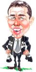 Billy Davies Caricature