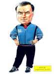 Dick Advocaat Caricature