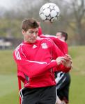 Steven Gerrard training