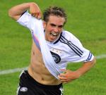 Philipp Lahm after goal