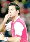 Fabregas kiss