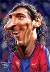 messi caricature