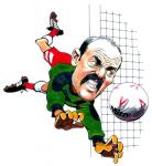 Bruce Grobbelaar Caricature