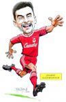 John Aldridge Caricature